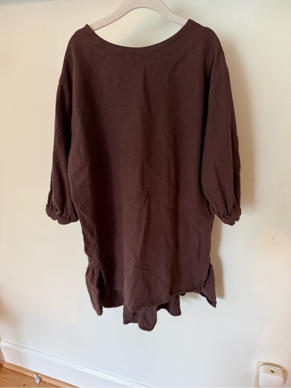 Girls' Casual Brown Scoop Neck Dress - Unbranded - Picture 2 of 4